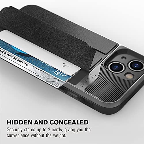 VENA vCommute for iPhone 13 mini Wallet Case, Black - color: Black, size: iPhone 13 Mini