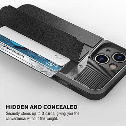 VENA vCommute for iPhone 13 mini Wallet Case, Black - color: Black, size: iPhone 13 Mini