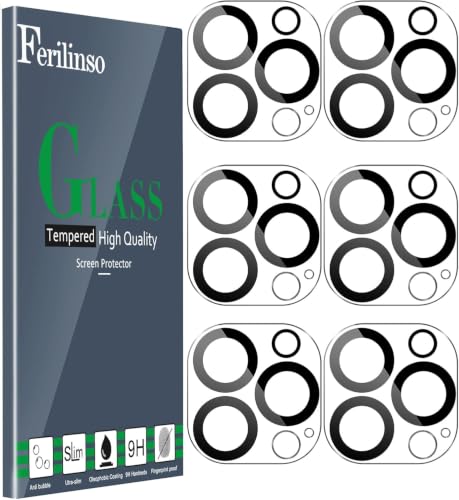 Ferilinso Camera Lens Protector for iPhone 14 Pro Max/15 Pro Max/14 15 Pro - size: 14 Pro/15 Pro-6.7 INCH