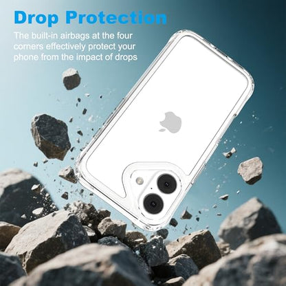 for iPhone 17 Clear Bumper Frame No-Back Case, Slim Fit Ultra-Light Anti-Yellowing Transparent Protection Heat Dissipation Bezel Phone Cover Case 6.3" 2025 - color: Clear, size: iPhone 17