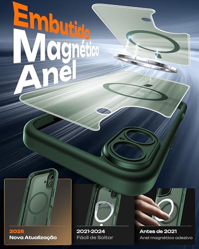 TOCOL for iPhone 17 Case, Compatible with MagSafe, Alpine Green - color: Alpine Green, size: Iphone 17