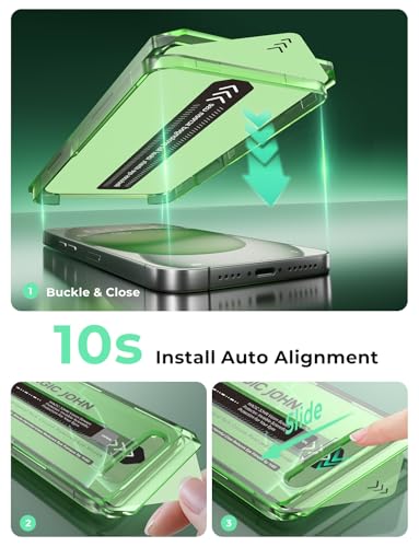 MAGIC JOHN 2 Pack for iPhone 15/iPhone 16 Screen Protector Eye Protection - size: iPhone 16/iPhone 15