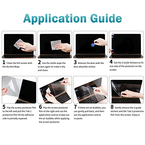 F FORITO 2-Pack 14 inch Anti Blue Light Laptop Screen Protector, Compatible with 14" Acer Swift X/Swift GO/Swift 3 OLED/Spin 5 Laptop with 16:10 Aspect Ratio - size: 14 Inch (Diagonal) - 16:10 Aspect Ratio