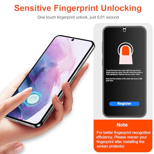 2 Pack for Samsung Galaxy S21 Plus Matte Privacy Screen Protector 6.7 Inch[Not Glass], Anti-Scratch, Anti-Glare, Support fingerprint Unlock - size: Samsung Galaxy S21 Plus 6.7 Inch