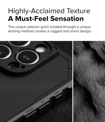 Ringke for iPhone 16 Pro Max Case [Rugged Gear Magnetic Black] - color: Magnetic Black, size: iPhone 16 Pro Max