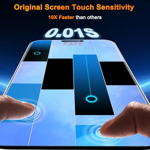 YWXTW PET Privacy Screen Protector for iPhone 16 Pro 6.3 inch [Not Glass], 0.35mm Ultra-Thin Anti-Spy Film Smooth Touch Case-Friendly Design for Commuters 2 Pack
