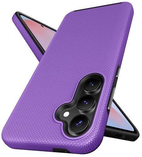 SSLOTSCASE for Samsung Galaxy S24 FE Case Slim, Purple | Military Grade Shockproof Protective Drop Protection Sturdy Case Cover for Samsung S24 FE 5G 2024 - color: Purple, size: S24 FE