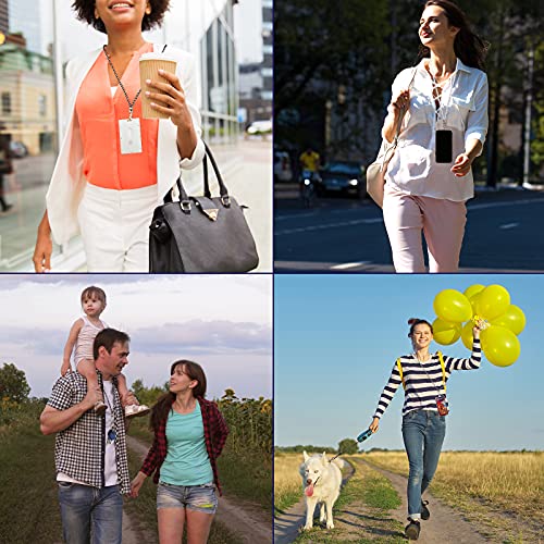 Weewooday 4 Pcs Phone Lanyard Crossbody Phone Strap, Dark Color Series - color: Dark Color Series