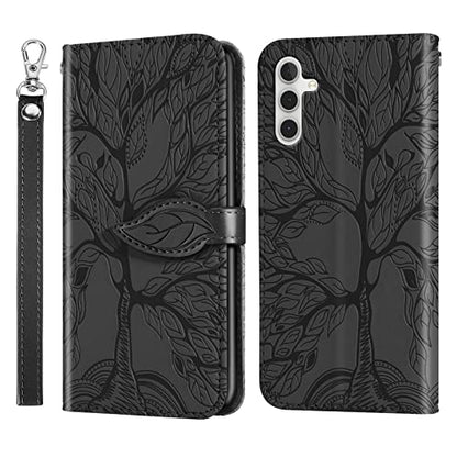 Wallet Case for Samsung Galaxy S26 2026 with Card Holder,Black | Credit Slots, Wrist Strap, Folio Kickstand ,Shockproof TPU Shell,Magnetic Closure PU Leather Protective Phone Cover - color: Black, size: samsung galaxy s26