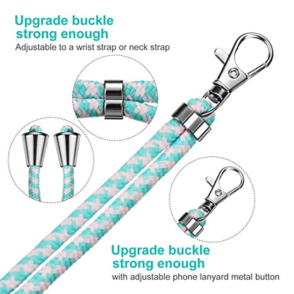 Weewooday 4 Pcs Phone Lanyard Crossbody Phone Strap, Bright Color Series - color: Bright Color Series