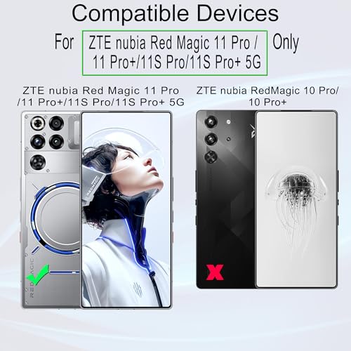 Ibywind for ZTE nubia RedMagic 11 Pro/11 Pro+/11S Pro/11S Pro+ 5G Screen Protector,2 Pack,9H Hardness Tempered Glass and Camera Lens Protector,with Alignment Frame,Full Coverage,Bubble Free - size: RedMagic 11 Pro/11 Pro+/11S Pro/11S Pro+