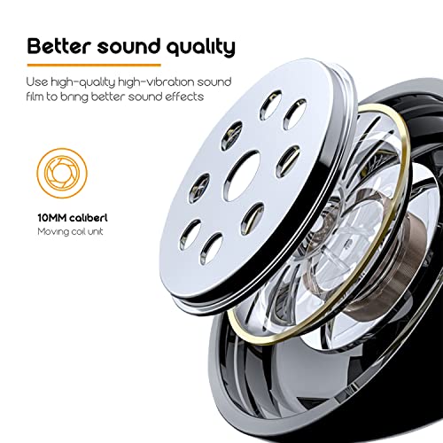 Wired Earphones in Ear Headphones Earbuds for iPhone 13 12/12 Mini 11 Pro/11 Pro Max Headphones, Stereo NoiseIsolating Compatible with 7/8/8 Plus/X/XS/XR/XS Max and iPad - color: 1 pack-black