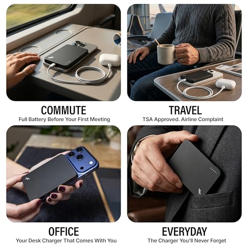 Nimble Champ Wireless 5K Portable Charger for iPhone, 5,000mAh Power Bank