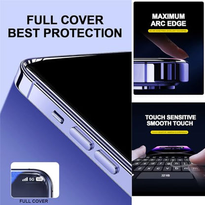 Screen Protector Fit for iPhone 17 Pro /iPhone 16 /15/14/13,Auto-Alignment One Touch,Auto Dust-Elimination Install Bubble Free, Tempered Glass Protector,Scratch Resistent (iPhone 16e/13/13 Pro/14) - size: iPhone 16e/13/13 Pro/14