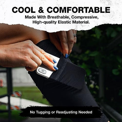Travel Wallet - Jogging Ankle Stash - Travel Essentials - Anti Theft Travel Pack Pouch to protect Cash, Cell phone and Passport - Fits Insulin, Epi Pen, Knife, Keys and more.(Small) - size: Small