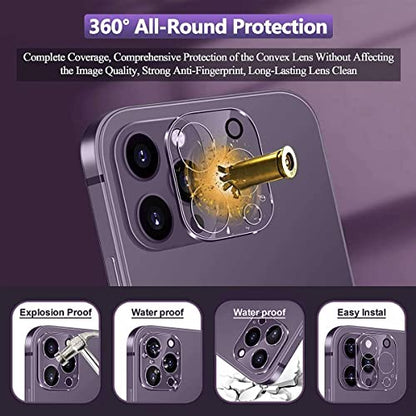 3PCS Rear Back Camera Lens Protector Tempered Glass for iPhone 14 Pro Max, iPhone 15 Pro Max - HD Clear Full Coverage Guard - color: for iPhone 14 pro/14 pro max/15 pro/15 pro max