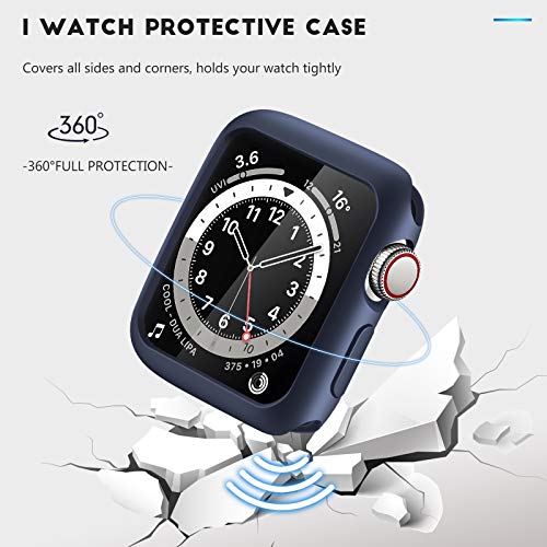 16 Pieces Soft TPU Protective Watch Case Anti-Scratch Silicone Protector Soft Flexible TPU Thin Lightweight Bumper Cover for Smartwatch Series(40 mm) - size: 40 mm