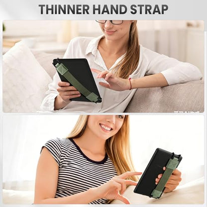 MoKo Thin Hand Strap for 6-8" Kindle eReaders Fire Tablet, Celadon - color: Celadon, style: Thin Strap