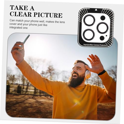 Camera Lens Protector Tempered Film for Scratch Resistant Dark Purple Protective Cover High Transparency Dust Film Compatible with Phone Cases