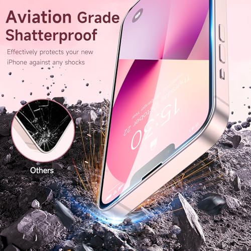 Fotbor for [3 Pack] iPhone 16e/13/13 Pro/14 Screen Protector Glass, 9H Tempered Glass Case Friendly HD Film Accessories iPhone 16e 13 13Pro 14 6.1" - size: iPhone 16e/13/13 Pro/14 - 6.1 inch