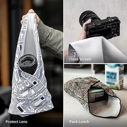 PGYTECH Protective Wrap, Lens Protector Camera Wrap Cloth - color: Ethnic, size: 17.7 x 17.7 inch