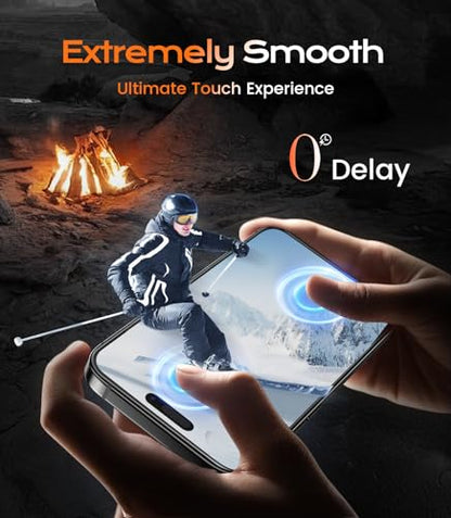EZ-GLAZ-2 Pack Matte Screen Protectors for iPhone 15 Pro Max - size: iPhone 15 Pro Max