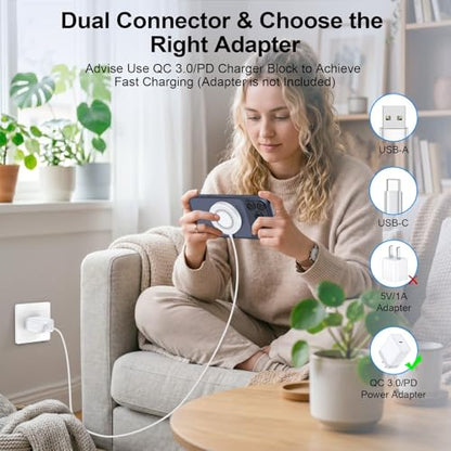 Magnetic Wireless Charger 15W Fast Charging Pad for Samsung S26 Ultra S26+ - color: White