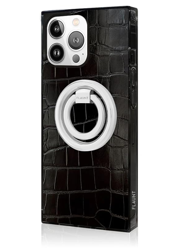 Flaunt MagSafe Phone Ring Holder and Stand - Magnetic Phone Grip - Silver - color: Silver