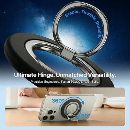 Magsafe Phone Grip, 360° Phone Magnetic Ring Holder Kickstand