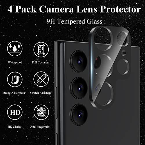 4 Pack Camera Lens Protector Compatible with Samsung Galaxy S22 Ultra - size: S22 Ultra