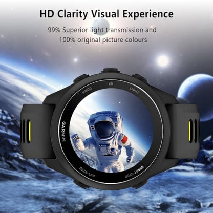 6-Pack Tempered Glass for Garmin Forerunner 70/170/170 Music Watch Screen Protector, AUUYYA 9H Hardness HD Clear Anti-Scratch Tempered Glass Protection Film, Bubble Free Anti Scratch Easy Installation - size: Garmin Forerunner 70