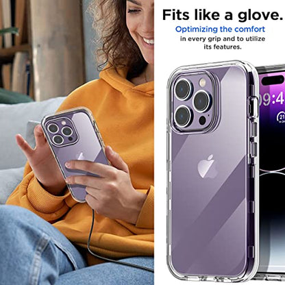 AICase for iPhone 13 pro max Clear Case(6.7"),Heavy Duty Drop Protection Full Body Rugged Shockproof/Dust Proof 3-Layer Military Protective Tough Durable for iPhone 13 pro max - color: Clear heavy duty