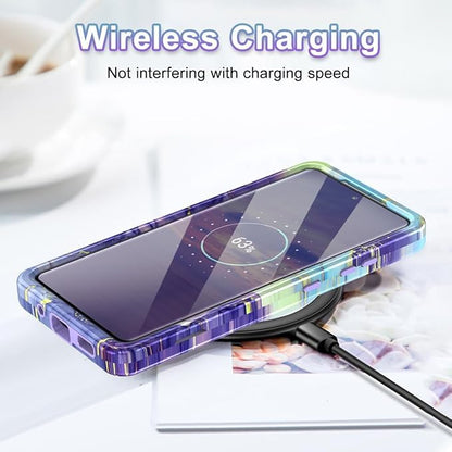 Btscase for Samsung Galaxy S25 Case, [Military Grade Drop Tested] Marble Pattern Design Slim Rugged Shockproof Women Girls Men Protective Anti-Scratch Cover, Cobalt Violet - color: Cobalt Violet, size: Samsung Galaxy S25