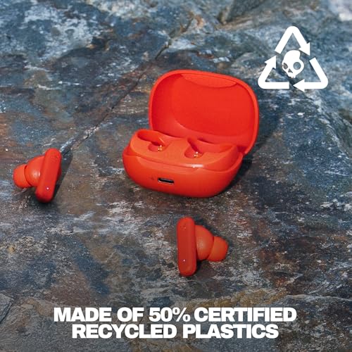 Skullcandy Smokin’ Buds Wireless Noise Isolating Earbuds - Flame - color: Flame
