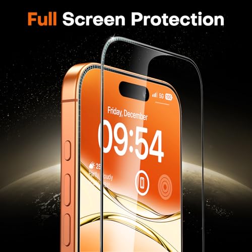 TOCOL for iPhone 17 Pro Screen Protector, Clear - color: Clear