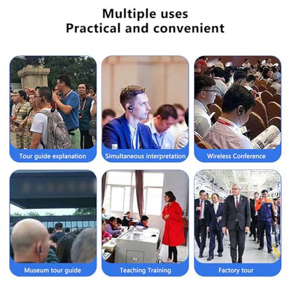 PUSOKEI D Shape Earpiece Headset, 3.5mm Single Side Earphone Hook Earbud, Ergonomic Single Ear Hook Headphone for VoIP Calls, Video Conferences, Multimedia Playback (2pcs) - size: 2pcs
