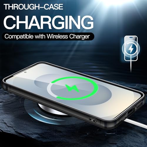 JETech Case for Samsung Galaxy S25 5G, Non-Yellowing Shockproof Bumper Protective Phone Cover, Anti-Scratch Hard PC Back (Black) - color: Black, size: Galaxy S25