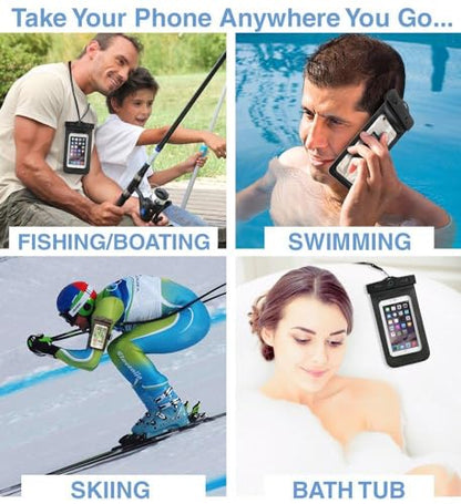 Waterproof Case Underwater Bag Compatible with Samsung Galaxy Z Fold5/Fold4/Fold3 5G, Floating Cover Touch Screen IPX8 Pouch
