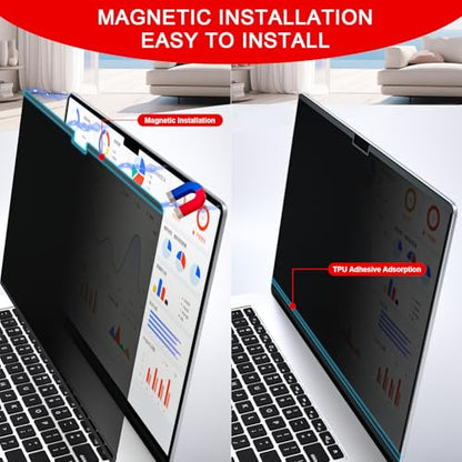 Magnetic Privacy Screen for Macbook Pro 16 Inch (2021-2026, M1,M2,M3,M4,M5) - size: macbook pro 16 inch
