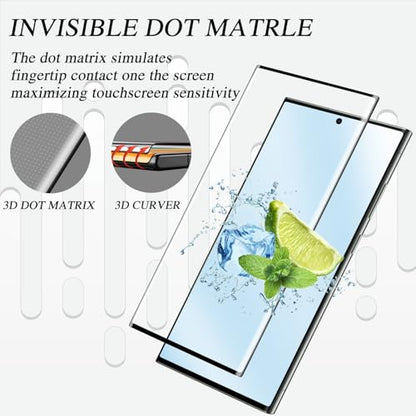 KAREEN Screen Protector for Samsung Galaxy S23 Ultra Tempered Glass Film - size: Samsung S23 Ultra