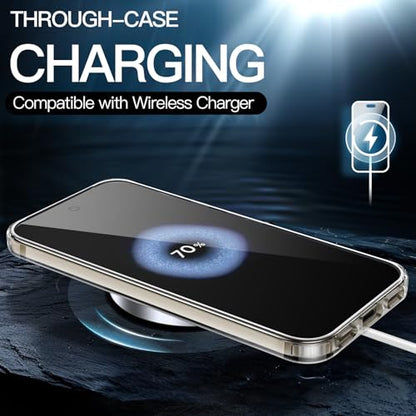 JETech Case for Google Pixel 10 Pro XL, Anti-Yellowing, Clear | Shockproof Protection, Scratch Resistant Hard PC Back, Durable Transparent TPU Bumper - color: Clear, size: Pixel 10 Pro XL