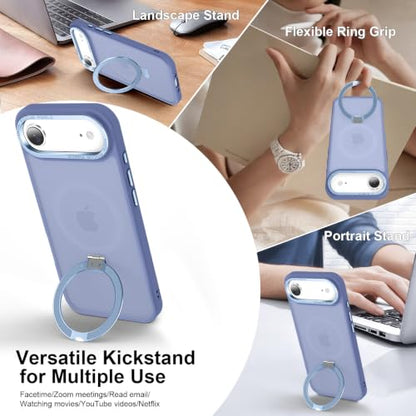 Magnetic for iPhone Air Case with Ring Stand, Sierra Blue - color: Sierra Blue, size: Iphone Air 6.5 inches