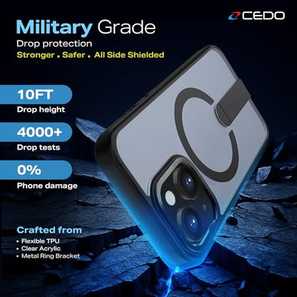 CEDO Magnetic Kickstand Case for iPhone 13, MagSafe Compatible Black - size: iPhone 13