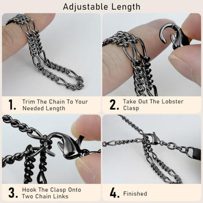 Phone Strap With Wallet,Adjustable Phone Lanyard Crossbody,Black - color: Black