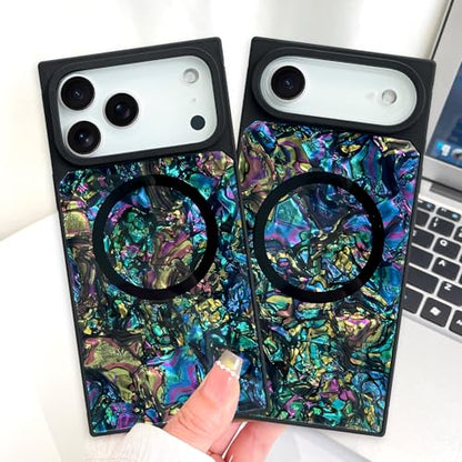 AIGOMARA Magnetic Rectangle for iPhone 17 Pro Case, Abalone Shell - color: Abalone, size: iPhone 17 Pro