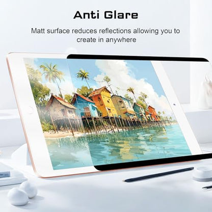 Magnetic Paper Screen Protector for iPad 9th/8th/7th Generation (10.2-Inch, 2021/2020/2019), Detachable and Reusable Nano Adsorption High Sensitive Anti Glare Matte Film for Writing&Drawing - size: Magnetic iPad 10.2inch