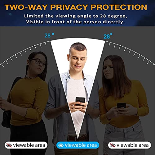 2+2 Pack for Samsung Galaxy S25 Ultra Screen Protector Privacy Film [Not Glass] With Camera Lens Protector, Easilier Fingerprint Unlock, Anti-Spy Flexible,Full Coverage，Anti-Scratch Shock-Resistant - size: S25 Ultra
