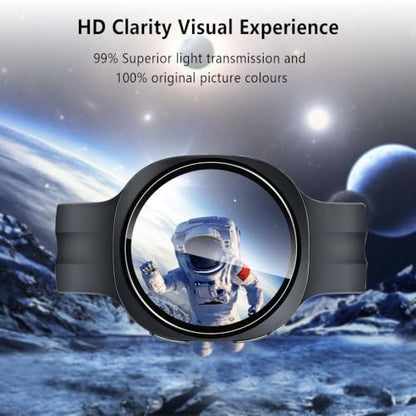 6-Pack Tempered Glass for Samsung Galaxy Watch 9 44mm Watch Screen Protector, 9H Hardness HD Clear Anti-Scratch Tempered Glass Protection Film for Galaxy Watch9 44mm, Bubble Free Anti Scratch - size: Galaxy Watch 9 44mm