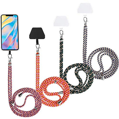 Weewooday 4 Pcs Phone Lanyard Crossbody Phone Strap, Colorful - color: Colorful