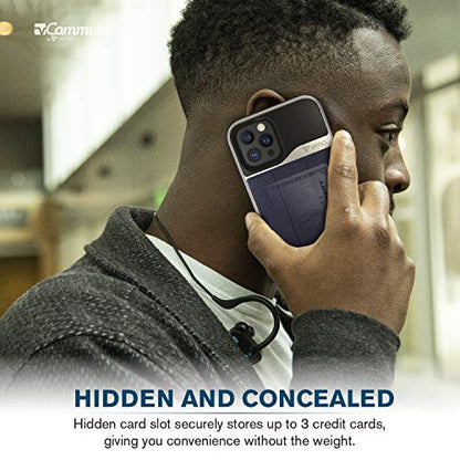 VENA vCommute for iPhone 12 / iPhone 12 Pro Wallet Case, Blue - color: Blue, size: iPhone 12/ 12 Pro